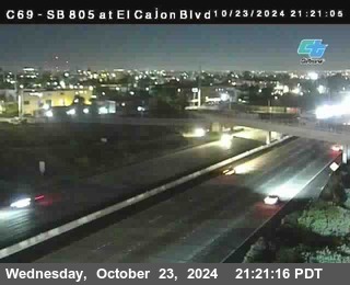 SB 805 at El Cajon Blvd (On Ramp)