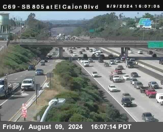 SB 805 at El Cajon Blvd (On Ramp)