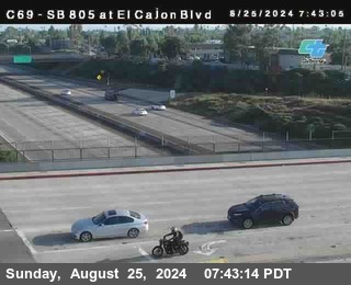 SB 805 at El Cajon Blvd (On Ramp)