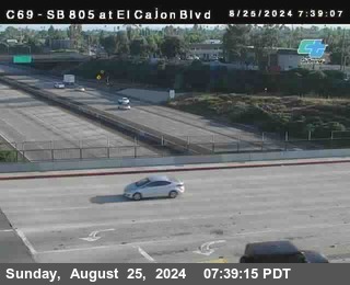 SB 805 at El Cajon Blvd (On Ramp)