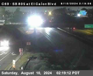 SB 805 at El Cajon Blvd (On Ramp)