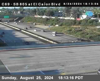 SB 805 at El Cajon Blvd (On Ramp)