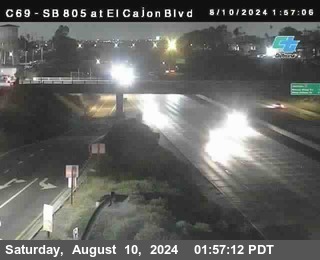 SB 805 at El Cajon Blvd (On Ramp)