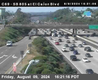 SB 805 at El Cajon Blvd (On Ramp)