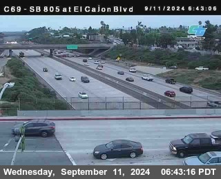 SB 805 at El Cajon Blvd (On Ramp)