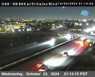 SB 805 at El Cajon Blvd (On Ramp)