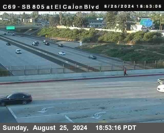 SB 805 at El Cajon Blvd (On Ramp)