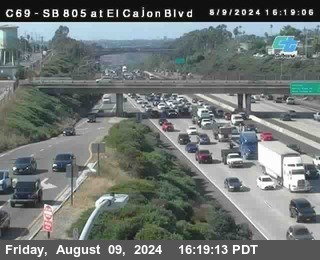 SB 805 at El Cajon Blvd (On Ramp)