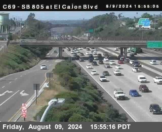 SB 805 at El Cajon Blvd (On Ramp)