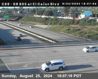 SB 805 at El Cajon Blvd (On Ramp)