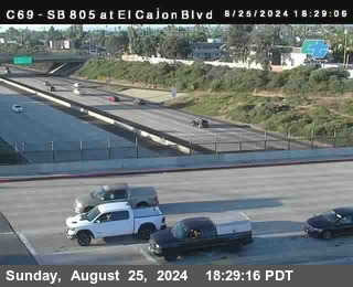 SB 805 at El Cajon Blvd (On Ramp)