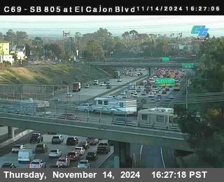 SB 805 at El Cajon Blvd (On Ramp)