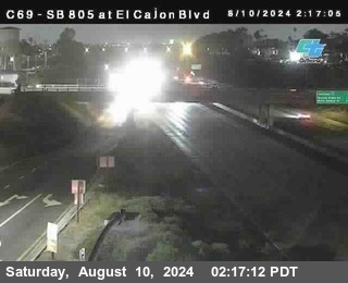 SB 805 at El Cajon Blvd (On Ramp)