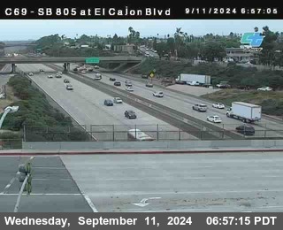 SB 805 at El Cajon Blvd (On Ramp)