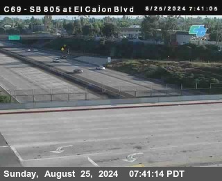 SB 805 at El Cajon Blvd (On Ramp)