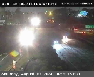 SB 805 at El Cajon Blvd (On Ramp)