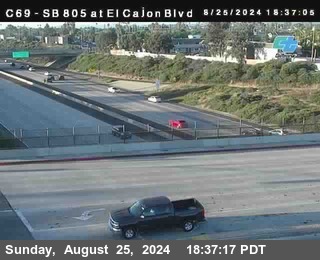 SB 805 at El Cajon Blvd (On Ramp)