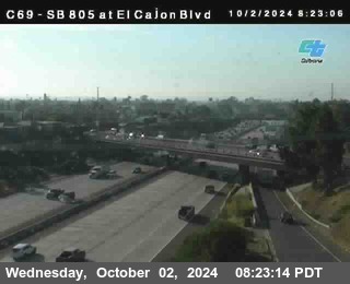 SB 805 at El Cajon Blvd (On Ramp)