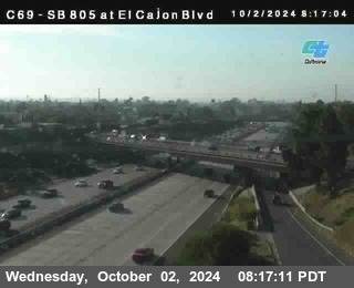 SB 805 at El Cajon Blvd (On Ramp)