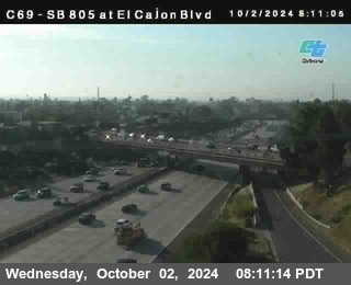 SB 805 at El Cajon Blvd (On Ramp)