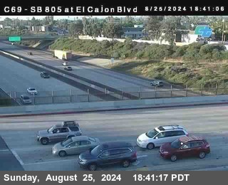 SB 805 at El Cajon Blvd (On Ramp)