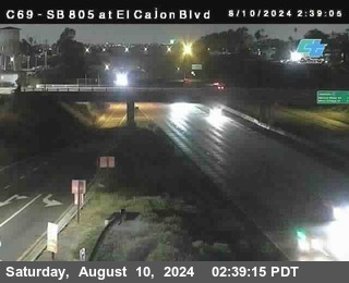 SB 805 at El Cajon Blvd (On Ramp)