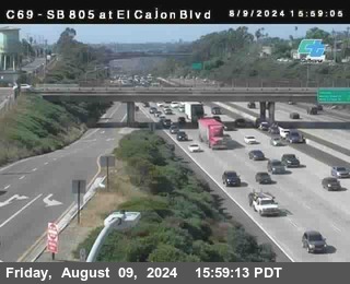 SB 805 at El Cajon Blvd (On Ramp)