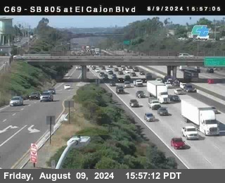 SB 805 at El Cajon Blvd (On Ramp)