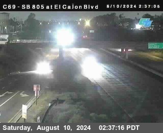 SB 805 at El Cajon Blvd (On Ramp)