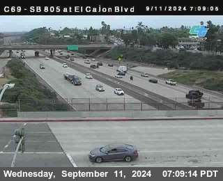 SB 805 at El Cajon Blvd (On Ramp)