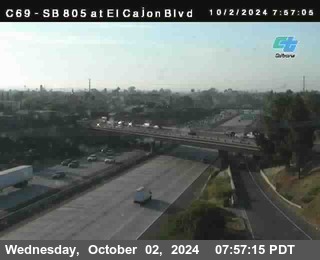 SB 805 at El Cajon Blvd (On Ramp)