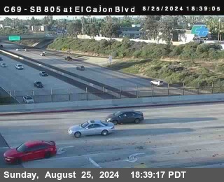 SB 805 at El Cajon Blvd (On Ramp)