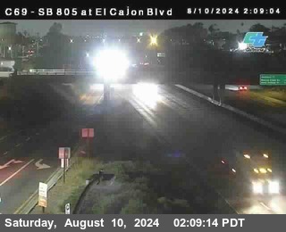 SB 805 at El Cajon Blvd (On Ramp)