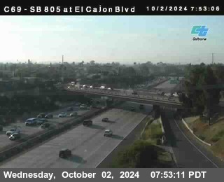 SB 805 at El Cajon Blvd (On Ramp)