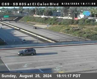 SB 805 at El Cajon Blvd (On Ramp)