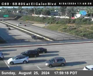 SB 805 at El Cajon Blvd (On Ramp)