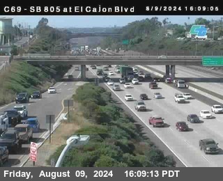 SB 805 at El Cajon Blvd (On Ramp)