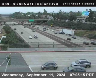 SB 805 at El Cajon Blvd (On Ramp)