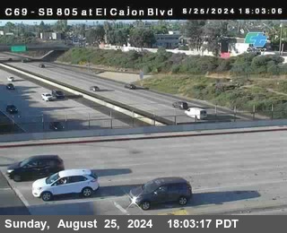 SB 805 at El Cajon Blvd (On Ramp)