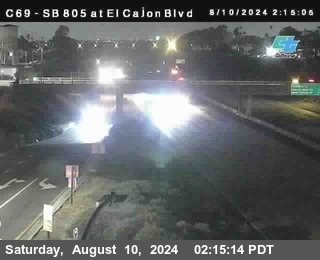 SB 805 at El Cajon Blvd (On Ramp)