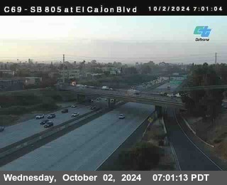 SB 805 at El Cajon Blvd (On Ramp)