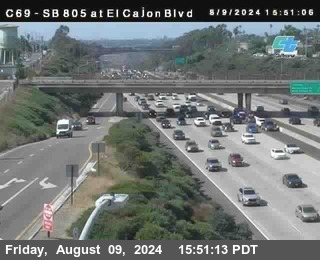 SB 805 at El Cajon Blvd (On Ramp)