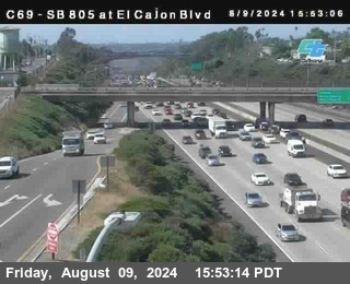 SB 805 at El Cajon Blvd (On Ramp)