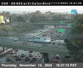 SB 805 at El Cajon Blvd (On Ramp)