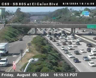 SB 805 at El Cajon Blvd (On Ramp)