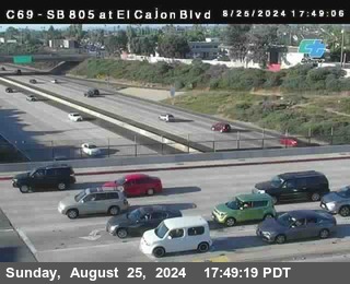 SB 805 at El Cajon Blvd (On Ramp)