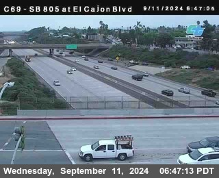 SB 805 at El Cajon Blvd (On Ramp)