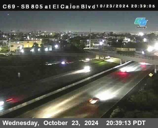 SB 805 at El Cajon Blvd (On Ramp)