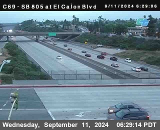 SB 805 at El Cajon Blvd (On Ramp)