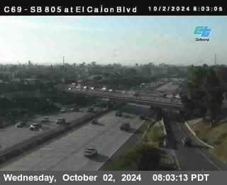 SB 805 at El Cajon Blvd (On Ramp)